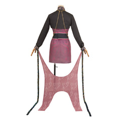 Resident Evil 30th Anniversary Ada Wong Red Dress Set Outfits Cosplay Costume