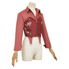 Resident Evil 30th Anniversary Claire Redfield Red Top Set Outfits Cosplay Costume