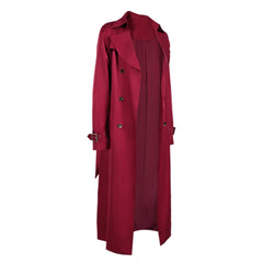 Resident Evil Requiem (2026) Alyssa Ashcroft Red Long Coat Outfits Cosplay Costume