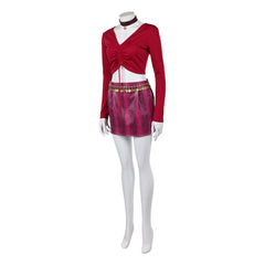 Return To Silent Hill (2026) Maria Red Top Skirt Set Outfits Cosplay Costume