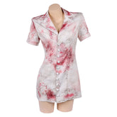 Return To Silent Hill (2026) Nurse Bloody White Dress Outfits Halloween Cosplay Costume