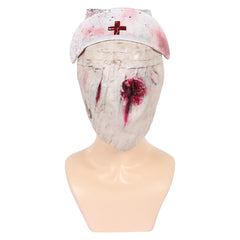 Return To Silent Hill (2026) Nurse Bubble Head Latex Mask Hat Halloween Cosplay Accessories Props