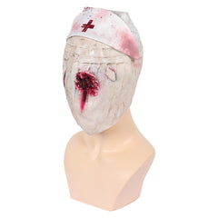 Return To Silent Hill (2026) Nurse Bubble Head Latex Mask Hat Halloween Cosplay Accessories Props