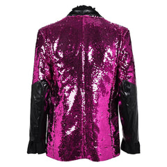 Rite Here Rite Now (2024) Ghost Purple Sequins Jacket Shirt Outfits Cosplay Costume