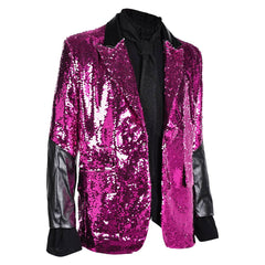 Rite Here Rite Now (2024) Ghost Purple Sequins Jacket Shirt Outfits Cosplay Costume