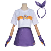 Roco Kingdom (2026) Player Female White Purple Skirt Set Outfits Cosplay Costume