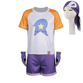 Roco Kingdom (2026) Player Male White Purple Shorts Set Outfits Cosplay Costume