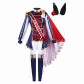 Rose Kingdom Blue Red Cape Set Outfits Halloween Cosplay Costume