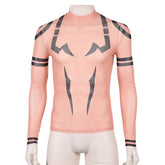 Ryomen Sukuna Black Tattoo Top Outfits Cosplay Costume Halloween Suit