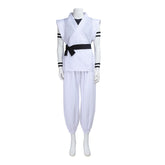 Ryomen Sukuna White Kung Fu Set Outfits Cosplay Costume Halloween Suit