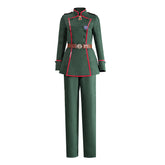 Saga Of Tanya The Evil (2026) Tanya Von Degurechaff Green Military Uniform Outfits Cosplay Costume