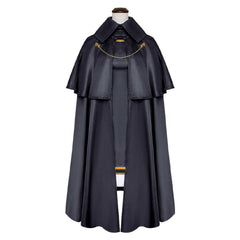 Sajuna Inui Black Lily Dress Cloak Hat Set Outfits Cosplay Costume