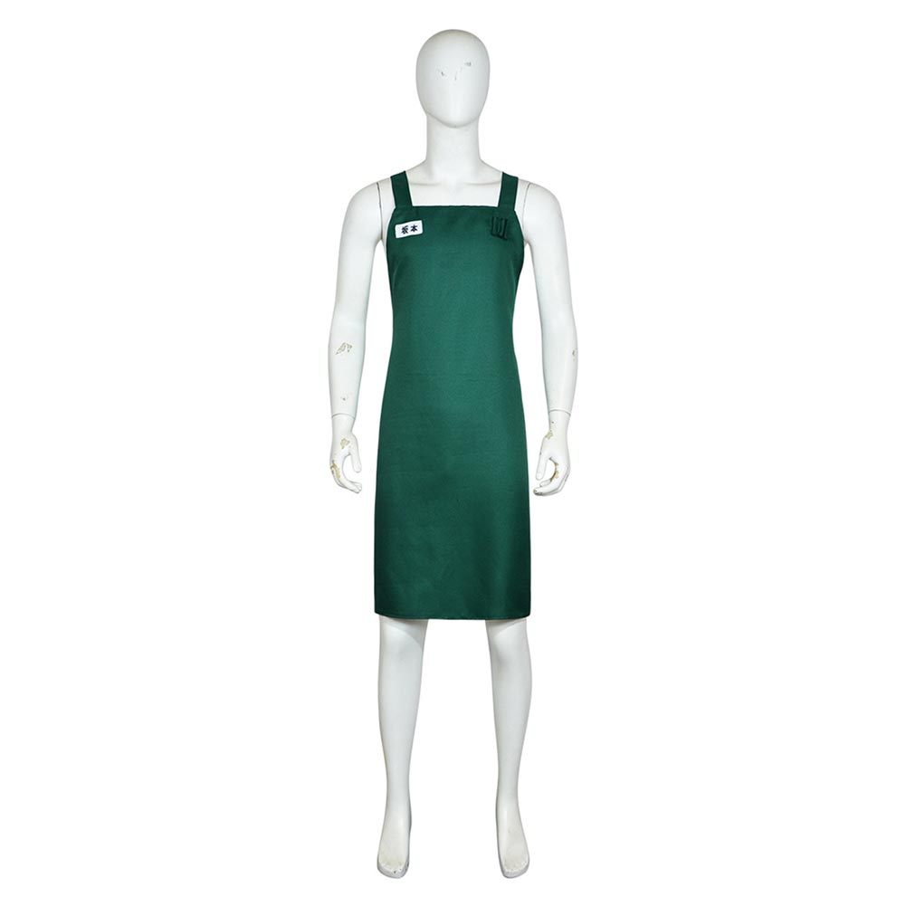 Sakamoto Days (2025) Sakamoto Taro Green Apron Outfits Cosplay Costume