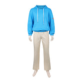Sakamoto Days (2026) Shin Asakura Blue Hoodie Set Outfits Cosplay Costume