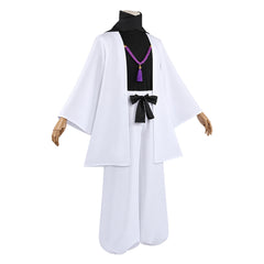 Satoru Gojo Shinjuku Showdown Black White Set Outfits Cosplay Costume
