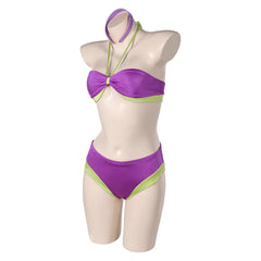 Scooby Doo Daphne Purple Swimsuit Outfits Cosplay Costume  Carnival Suit