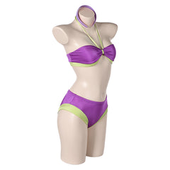 Scooby Doo Daphne Purple Swimsuit Outfits Cosplay Costume  Carnival Suit