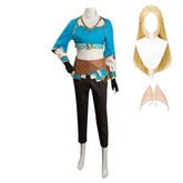 Game The Legend of Zelda Zelda Cosplay Costume Halloween Carnival Party Disguise Suit