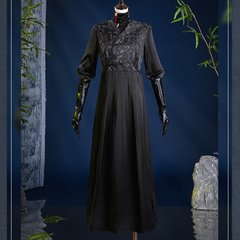 Where Winds Meet (2025) San Geng Tian Sect Red Set Wuxia Hanfu Outfits Cosplay Costume