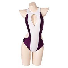 She-Hulk Jennifer Walte White Purple Swimsuit Outfits Cosplay Costume Carnival Suit