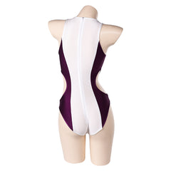 She-Hulk Jennifer Walte White Purple Swimsuit Outfits Cosplay Costume Carnival Suit