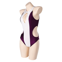 She-Hulk Jennifer Walte White Purple Swimsuit Outfits Cosplay Costume Carnival Suit