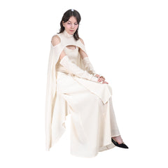 Sheltay Retrac White Set Outfits Cosplay Costume Halloween Carnival Party Suit