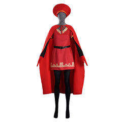 Shrek Lord Farquaad Female Version Red Set Outfits Cosplay Costume