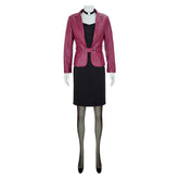 Silent Hill 2 Remake Maria Red Jacket Set Outfits Halloween Cosplay Costume