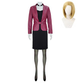Silent Hill 2 Remake Maria Red Jacket Set Outfits Halloween Cosplay Costume