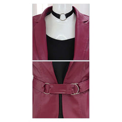 Silent Hill 2 Remake Maria Red Jacket Set Outfits Halloween Cosplay Costume