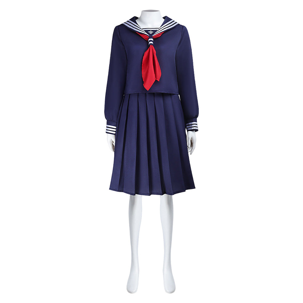 Silent Hill F (2025) Hinako Shimizu Blue School Uniform Skirt Set Outfits Halloween Cosplay Costume