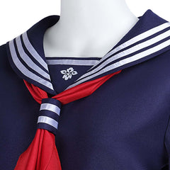 Silent Hill F (2025) Hinako Shimizu Blue School Uniform Skirt Set Outfits Halloween Cosplay Costume