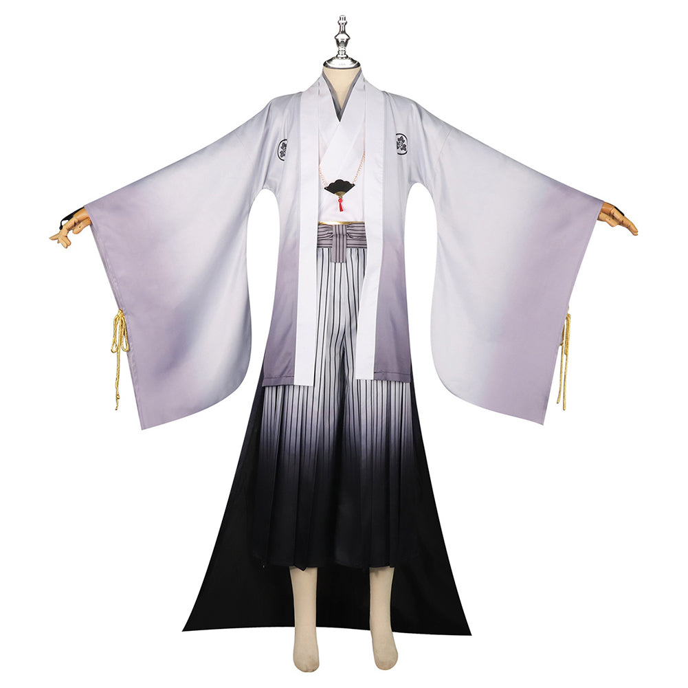 Silent Hill F (2025) Kotoyuki Tsuneki White Black Kimono Set Outfits Cosplay Costume