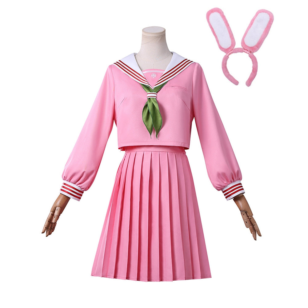 Silent Hill F (2025) Shimizu Hinako Pink Rabbit School Uniform Set Outfits Cosplay Costume