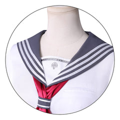 Silent Hill F (2025) Shimizu Hinako White Sailor School Uniform Set Outfits Cosplay Costume