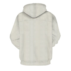 Skeleton Crew (2024) Neel White Uniform Zip-Up Hoodie Outfits Cosplay Costume