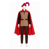 Sleeping Beauty Prince Phillip Red Cloak Set Outfits Cosplay Costume