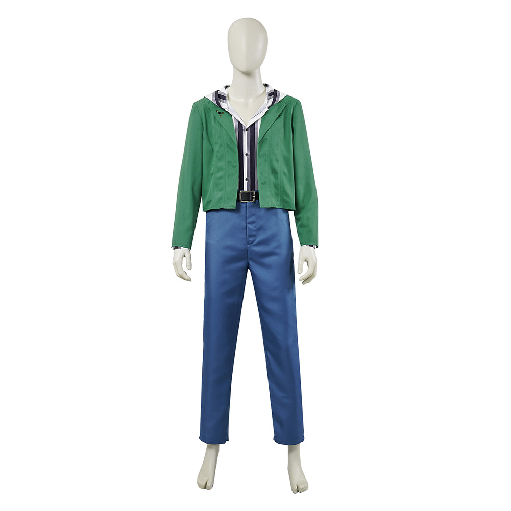 Snow White (2025) Jonathan Prince Green Jacket Set Outfits Cosplay Costume