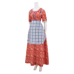 Snow White (2025) Princess Red Patterned Dress Set Outfits Cosplay Costume