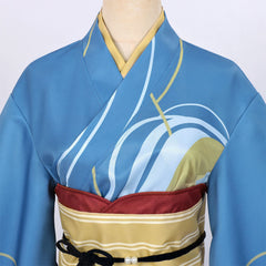 Sparks Of Tomorrow (2026) Inako Momokawa Blue Kimono Set Outfits Cosplay Costume