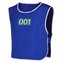 Squid Game 3 (2025) Player 001 Blue Vest Outfits Cosplay Costume