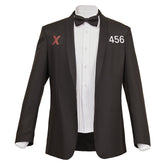 Squid Game 3 (2025) Seong Gi-hun Player 456 Black Suit Top Outfits Cosplay Costume