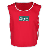 Squid Game Season 2 Seong Gi-hun Player 456 Red Vest Outfits Cosplay Costume