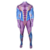 Star Platinum Purple Jumpsuit Outfits  Cosplay Costume Carnival Suit