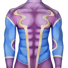 Star Platinum Purple Jumpsuit Outfits  Cosplay Costume Carnival Suit