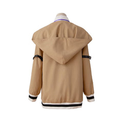 Steins Gate Kurisu Makise Brown Jacket Set Outfits Cosplay Costume