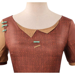 Steps (2026) Margot Brown Green Dress Set Outfits Cosplay Costume