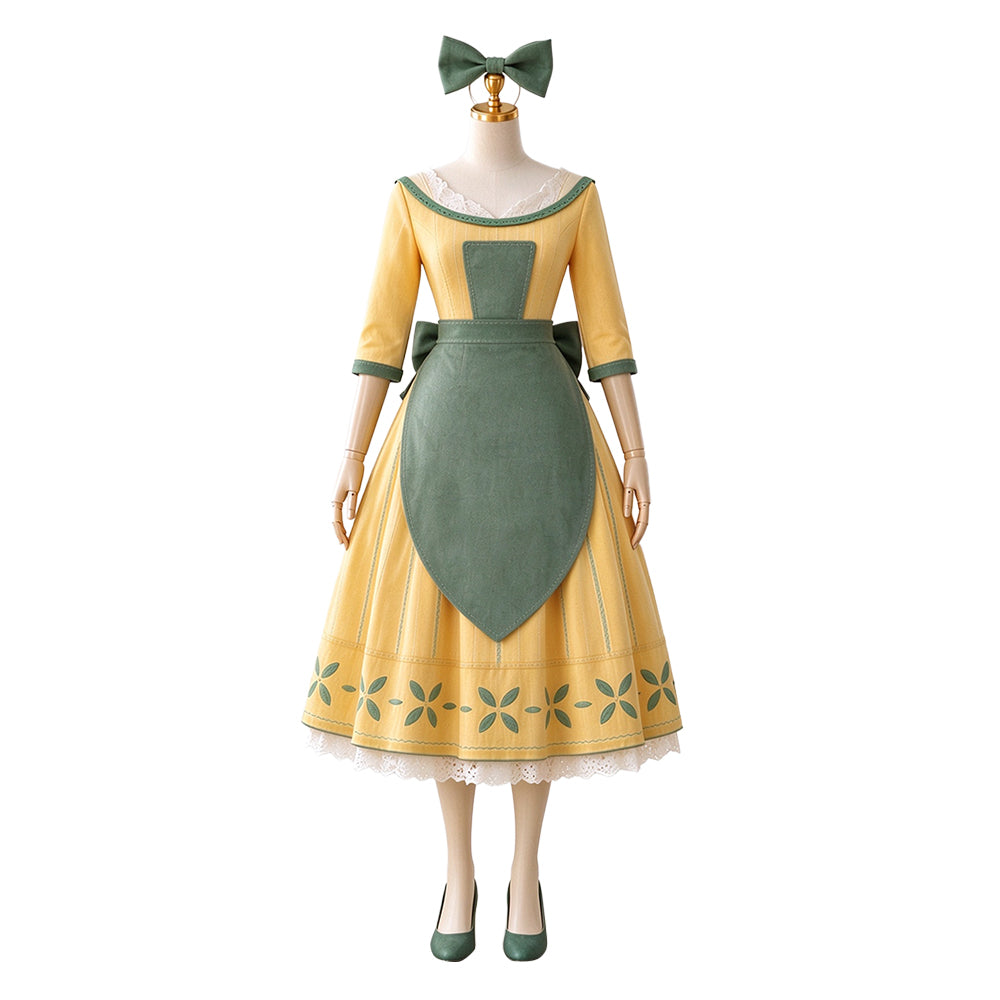 Steps (2026) Margot Yellow Dress Green Apron Set Outfits Cosplay Costume