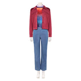 Stranger Things (0225) Max Mayfield Red Blue Set Outfits Cosplay Costume